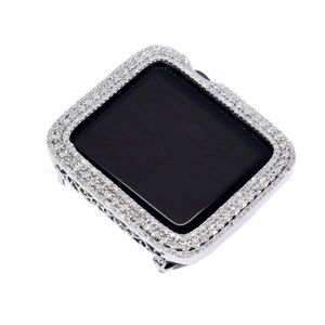 1.25ct Diamond .925 Silver Apple Watch Bezel 42MM
